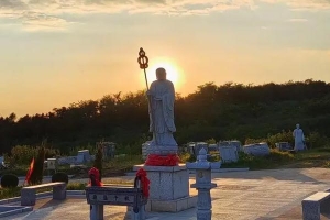 沈阳圣龙泉墓园建设陵园景观地藏王菩萨象